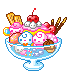 bouncing-sundae.gif sweet pixels image by PixKaruumi