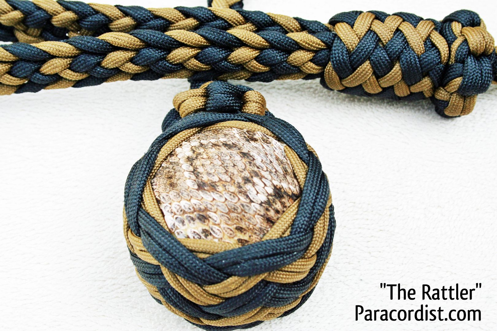 "The Rattler" Paracord Billiard Ball Lanyard "The Rattler" Paracord Billiard Ball Lanyard