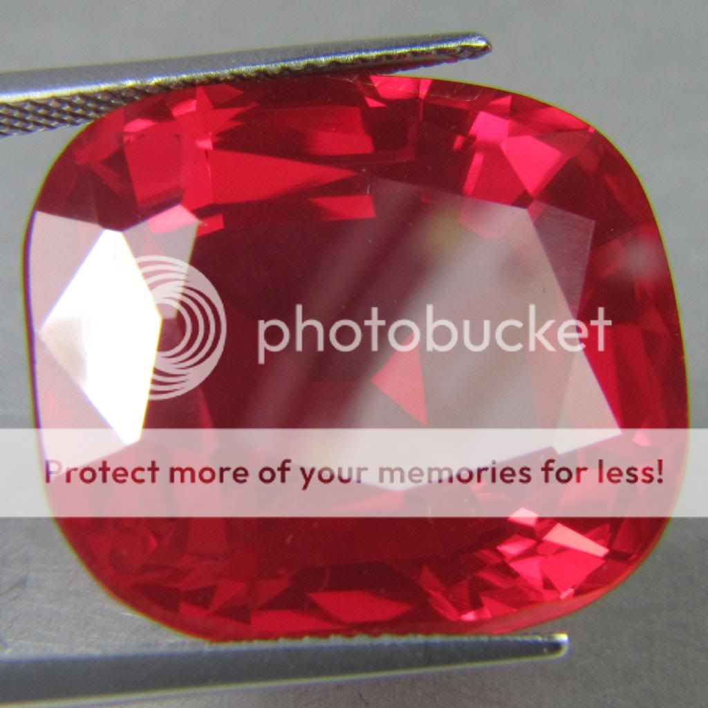 57.80ct STUNNING TOP OCTAGON CUT RED RUBY CORUNDUM  