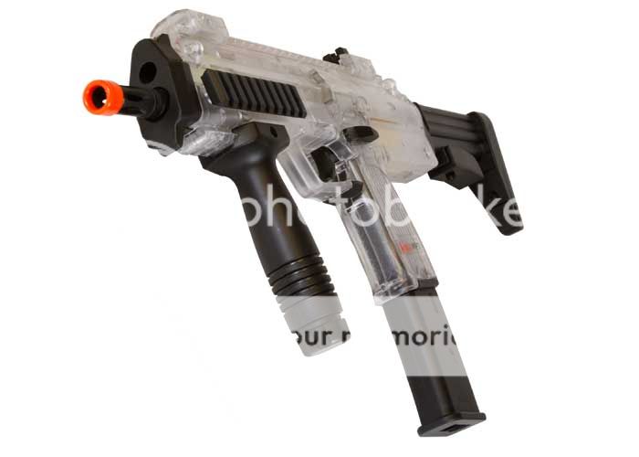  AEG Airsoft Submachine Gun Clear by Heckler Koch Airsoft Gun