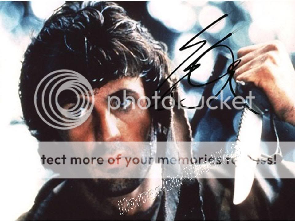 If you are a Rambo or Sly Stallone fan, you gotta have this photo